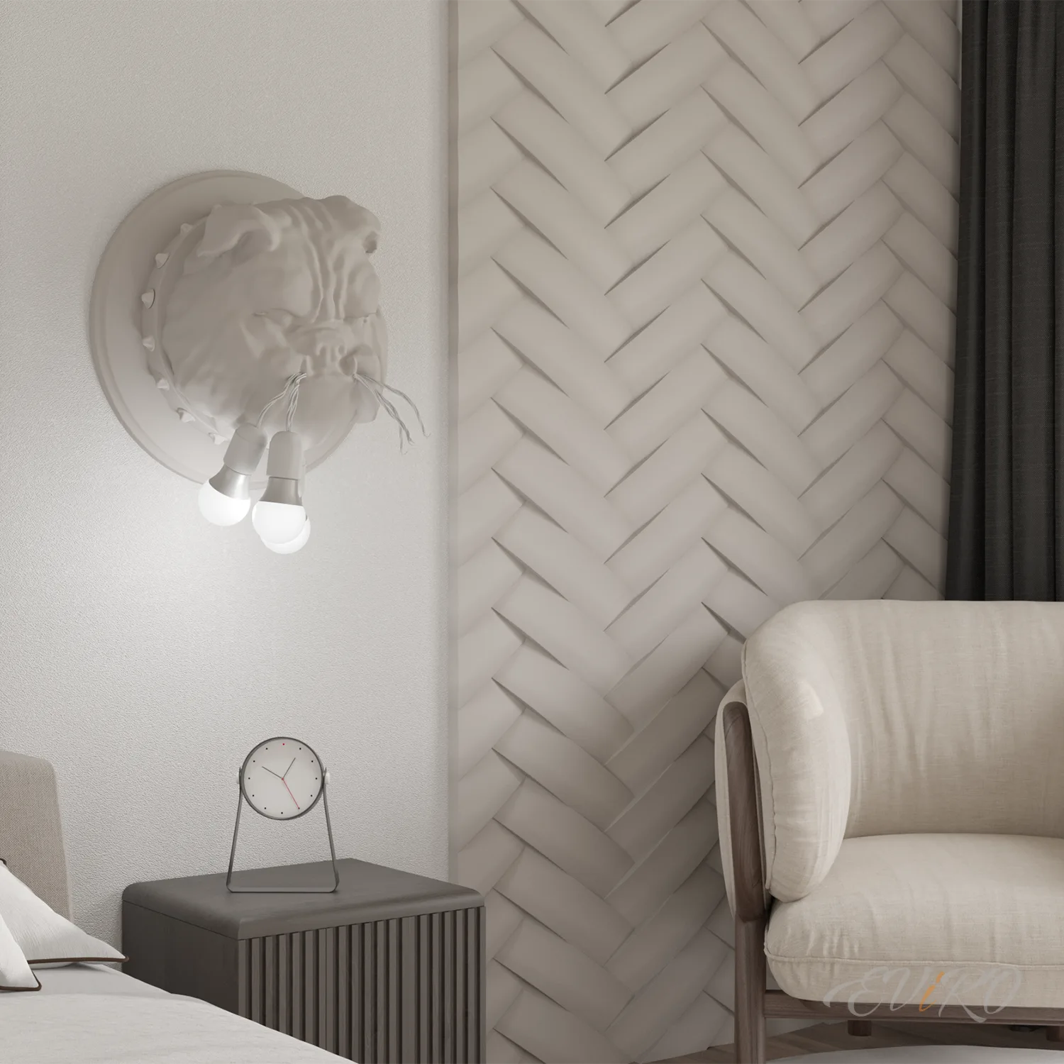 Гипсовая 3D панель EViRO Переплет