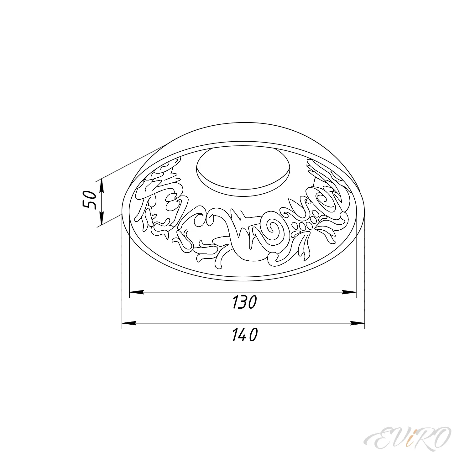Потолочный светильник EViRO ВПС 21