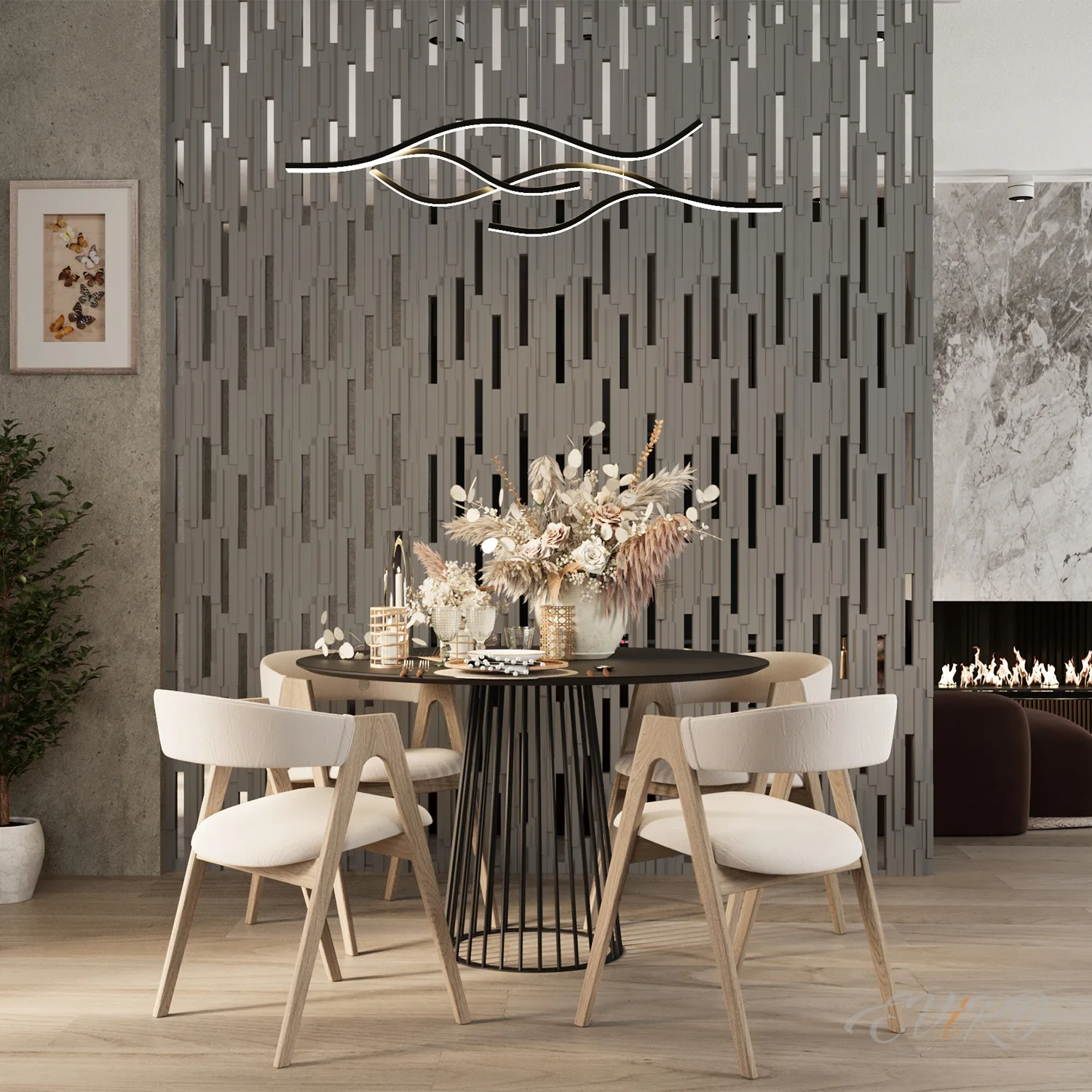 Гипсовая 3D перегородка EViRO Stan