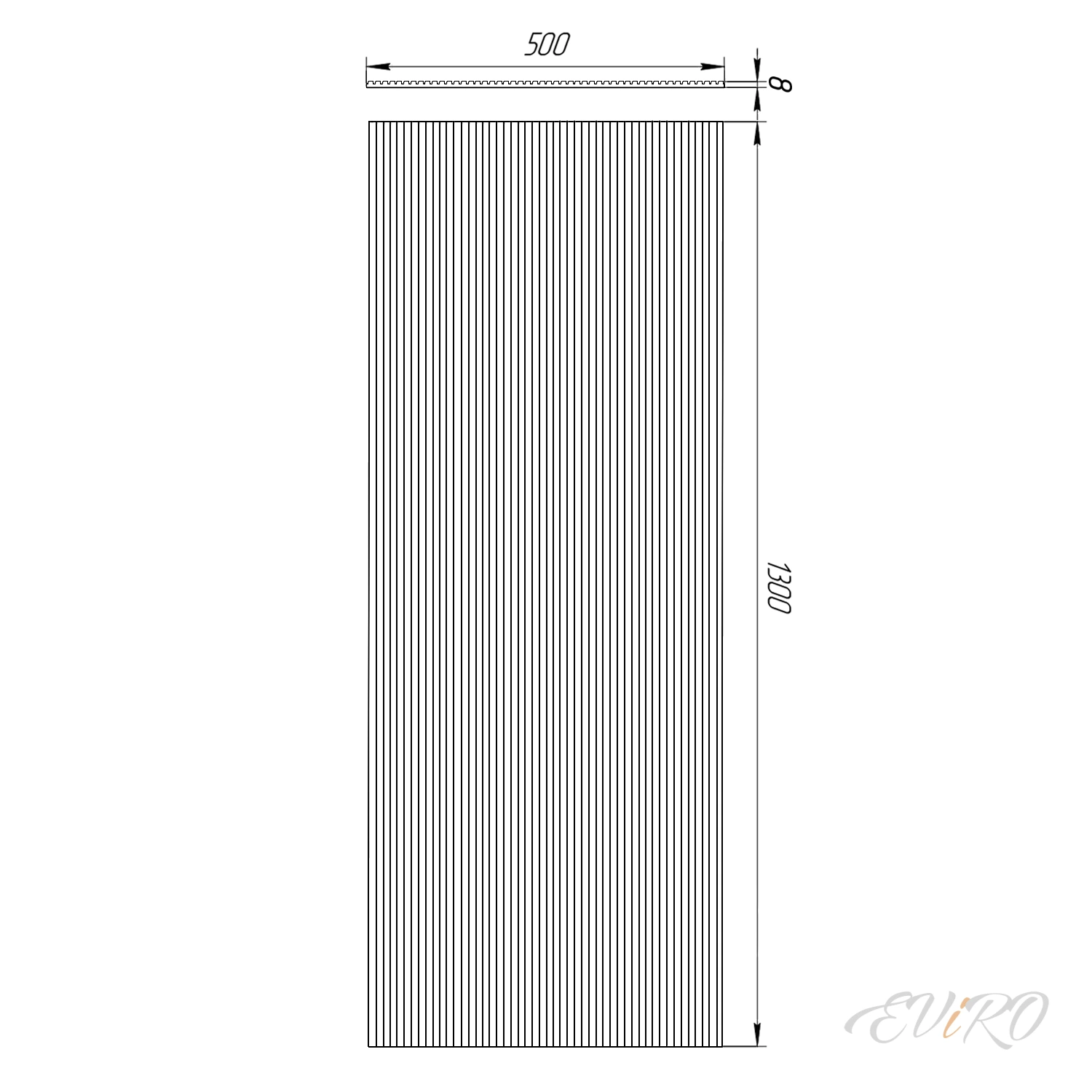 Гипсовая 3D панель EViRO Rollers