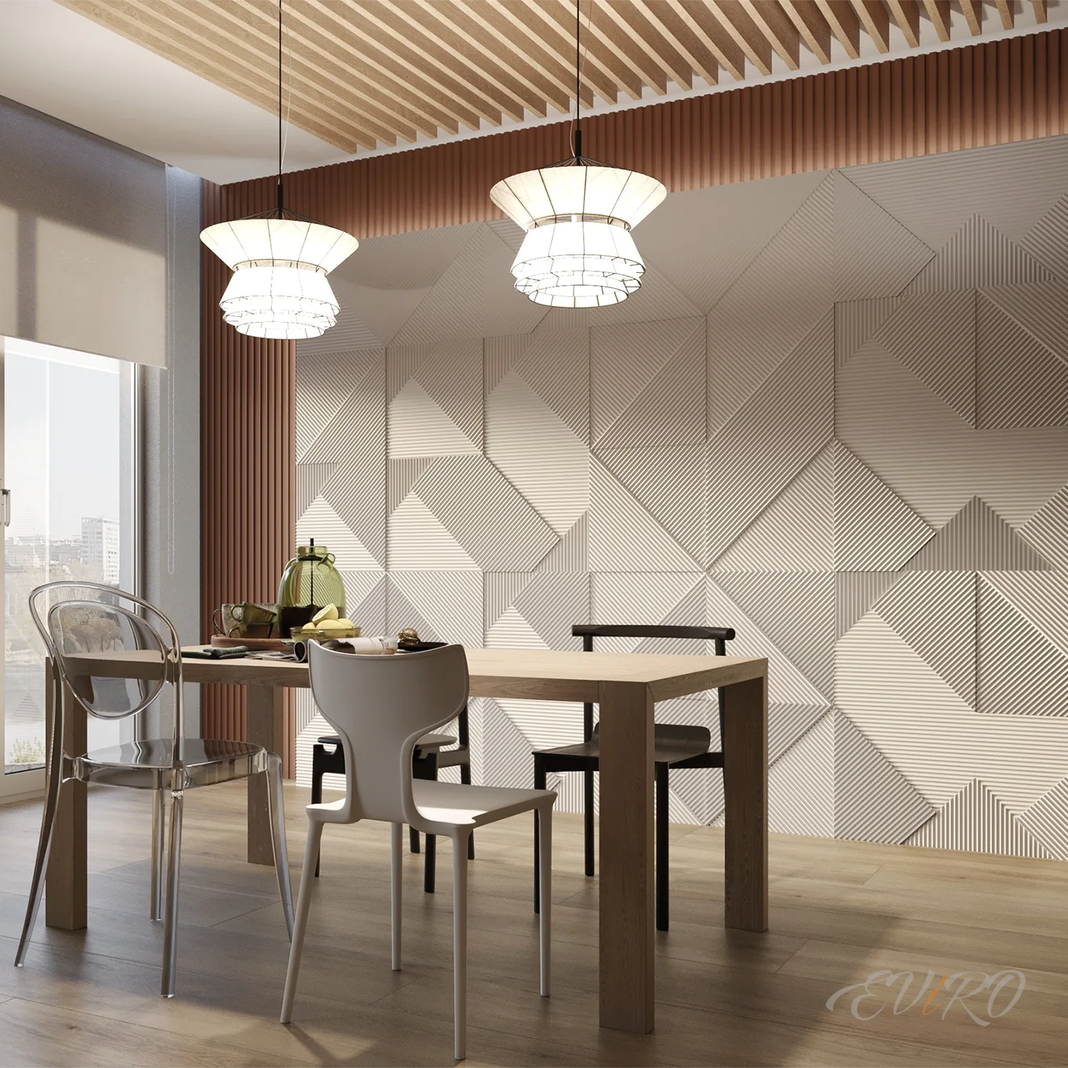 Гипсовая 3D панель EViRO Crossroad