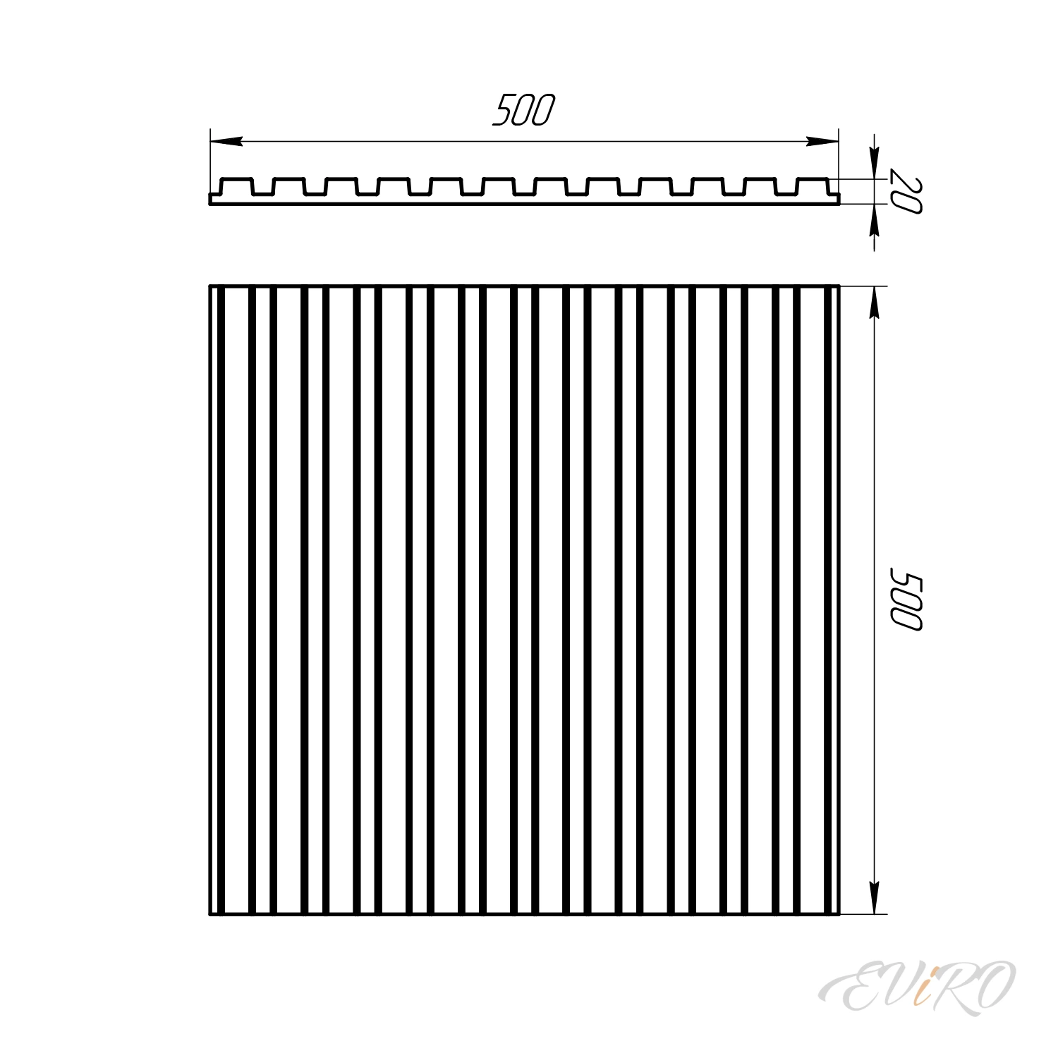 Гипсовая 3D панель EViRO Band