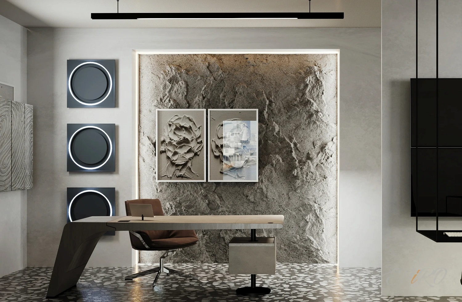 Подсветка, направленная на рельеф EViRO