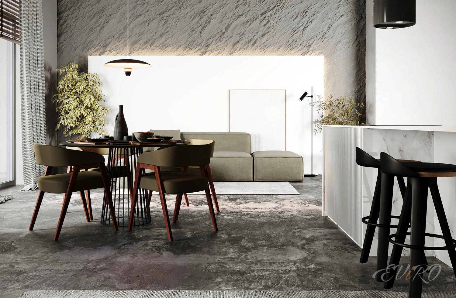 Подсветка, направленная на рельеф EViRO