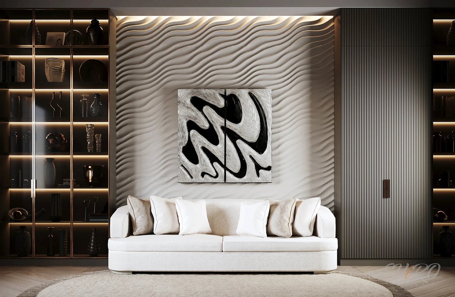 Подсветка, направленная на рельеф EViRO